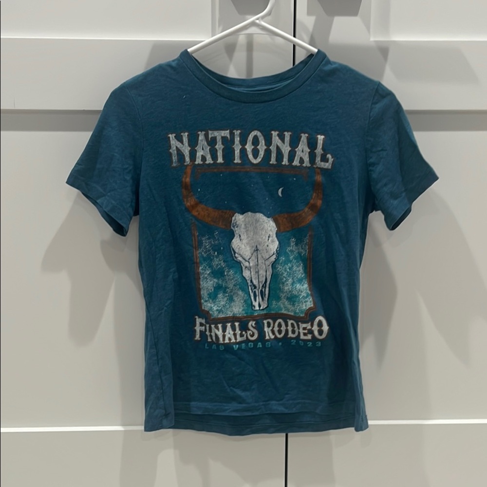 Women's Blue Short Sleeve Tee